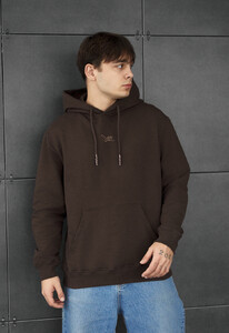 Фото - Чоловіче худі з капюшоном Staff dark brown basic - Men box