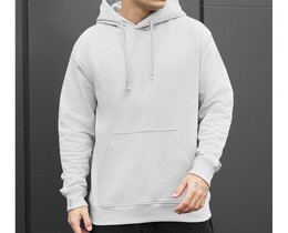 Фото - Чоловіче худі з капюшоном Staff light gray basic - Men box