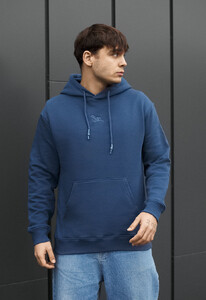 Фото - Мужское худи с капюшоном Staff logo navy - Men box