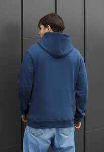 Фото - Мужское худи с капюшоном Staff logo navy - Men box