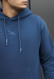 Фото - Мужское худи с капюшоном Staff logo navy - Men box