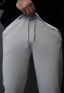 Фото - Мужские базовые спортивные штаны Staff rol light gray - Men box