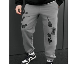 Фото - Чоловічі спортивні штани з принтом Staff clo heart & rose - Men box