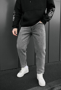 Фото - Чоловічі джинси з преміального деніму Staff 05 gray baggy fit - Men box