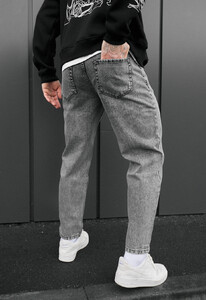 Фото - Чоловічі джинси з преміального деніму Staff 05 gray baggy fit - Men box