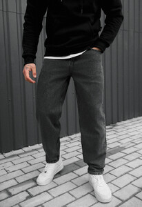 Фото - Мужские универсальные джинсы Staff 013 gray regular mom - Men box
