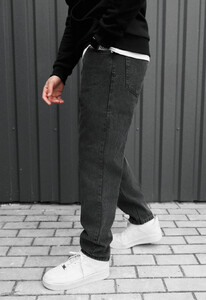 Фото - Мужские джинсы с премиального материала Staff 048 dark gray regular - Men box