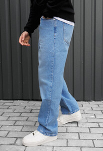 Фото - Мужские джинсы из премиального материала Staff 040 light blue baggy - Men box