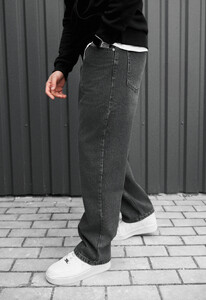 Фото - Чоловічі зручні джинси преміумкласу Staff 032 loose fit gray - Men box