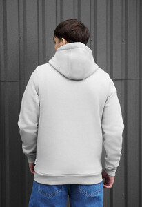 Фото - Мужское худи на молнии Staff zip basic light gray fleece - Men box