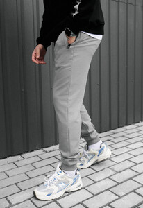 Фото - Мужские легкие спортивные штаны Staff go light gray - Men box