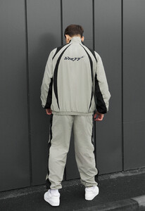 Фото - Чоловічий спортивний костюм Staff cap light olive & black oversize - Men box