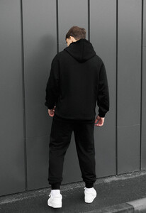 Фото - Мужской спортивный костюм из хлопка Staff es black oversize - Men box