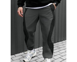 Фото - Мужские легкие спортивные джогеры Staff ol dark gray & black - Men box