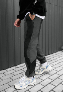 Фото - Чоловічі легкі спортивні джогери Staff ol dark gray & black - Men box