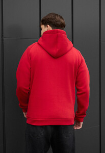 Фото - Однотонное мужское худи Staff red logo fleece - Men box