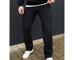 Фото - Мужские джинсы с высокой посадкой Staff 035 black - Men box