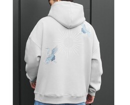 Фото - Мужское утепленное худи Staff sun & birds oversize fleece - Men box