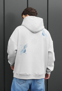 Фото - Мужское утепленное худи Staff sun & birds oversize fleece - Men box