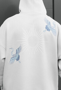 Фото - Мужское утепленное худи Staff sun & birds oversize fleece - Men box