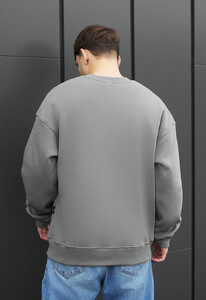 Фото - Мужской свитшот с принтом Staff leafs & logo oversize fleece - Men box