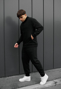 Фото - Чоловічий утеплений Спортивний костюм Staff od black fleece - Men box