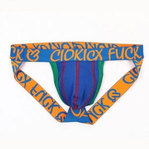 Фото - Джоки мужские Ciokicx синие с оранжевыми надписями - Men box