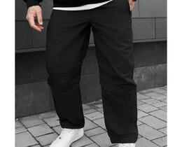 Фото - Чоловічі практичні штани чінос Staff lar black - Men box