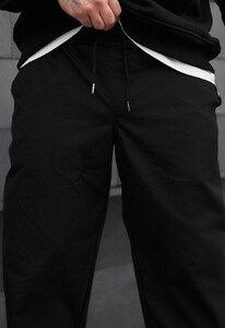 Фото - Мужские легкие штаны чинос Staff al black - Men box