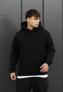 Фото - Чоловіче худі з якісним утеплювачем Staff black basic fleece - Men box