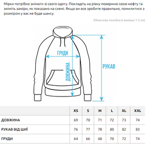 Фото - Чоловіче худі з якісним утеплювачем Staff light blue oversize fleece - Men box
