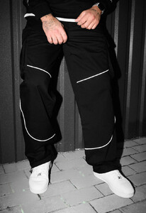 Фото - Мужские брюки с рефлективными вставками Staff cargo fol black reflective - Men box