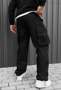 Фото - Мужские брюки с рефлективными вставками Staff cargo fol black reflective - Men box