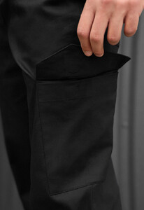 Фото - Мужские брюки свободного кроя Staff cargo kas black - Men box