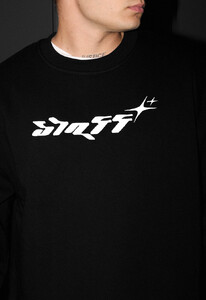 Фото - Чоловічий світшот з якісною флуоресцентною вишивкою Staff logo oversize fleece - Men box