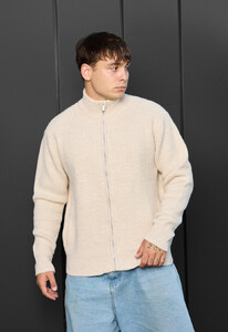 Фото - Чоловічий теплий в'язаний светр Staff 99 milk oversize - Men box