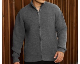 Фото - Чоловічий теплий в'язаний светр Staff 99 gray oversize - Men box