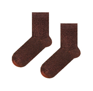 Фото - Женские носки люрексовые SOX коричневого цвета Brown dust - Men box