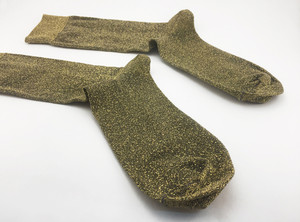 Фото - Шкарпетки блискучі SOX темно-золоті Dark gold dust - Men box