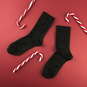 Фото - Шкарпетки жіночі високі SOX Black dust. Колір: чорний - Men box