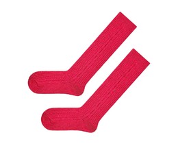 Фото - Високі жіночі зимові шкарпетки з люрексом SOX. Колір: рожевий - Men box