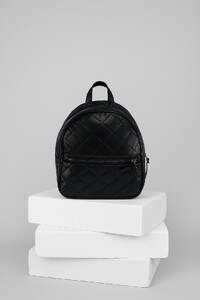 Фото - Компактный черный женский рюкзак Staff 7L romb leather black - Men box