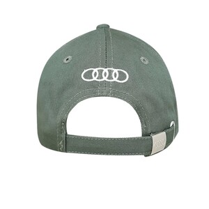 Фото - Бейсболка от бренда Sport Line зеленая с логотипом Audi - Men box