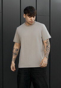 Фото - Чоловіча базова бавовняна футболка Staff pi gray - Men box