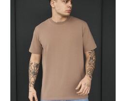 Фото - Чоловіча однотонна футболка Staff brown - Men box