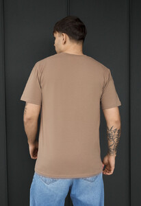 Фото - Чоловіча однотонна футболка Staff brown - Men box