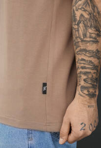 Фото - Чоловіча однотонна футболка Staff brown - Men box