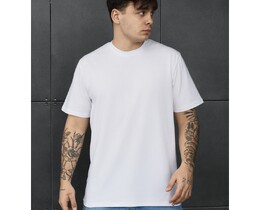 Фото - Чоловіча однотонна футболка Staff white - Men box