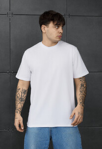 Фото - Чоловіча однотонна футболка Staff white - Men box