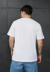 Фото - Чоловіча однотонна футболка Staff white - Men box